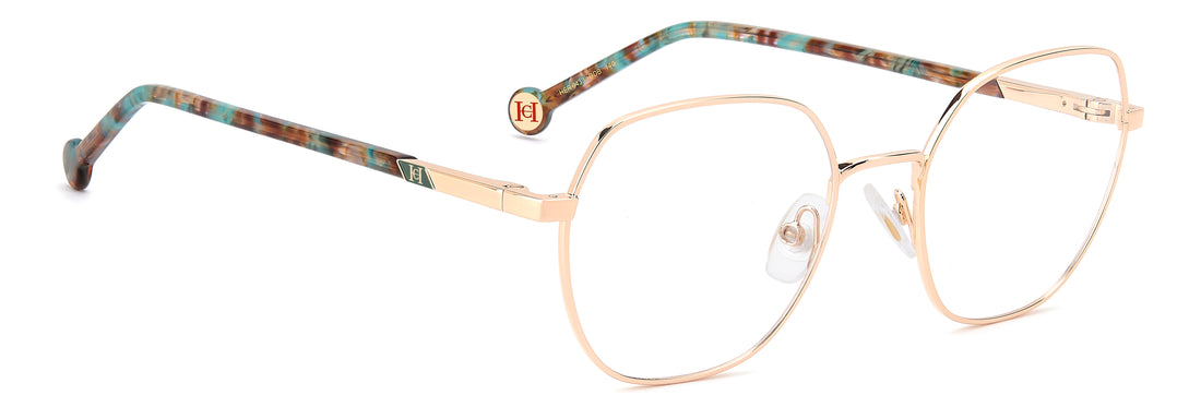 Lunettes de vue carolina herrera her 0433 ddb dorado rectangular femenino taille 52mm - Vue détaillée