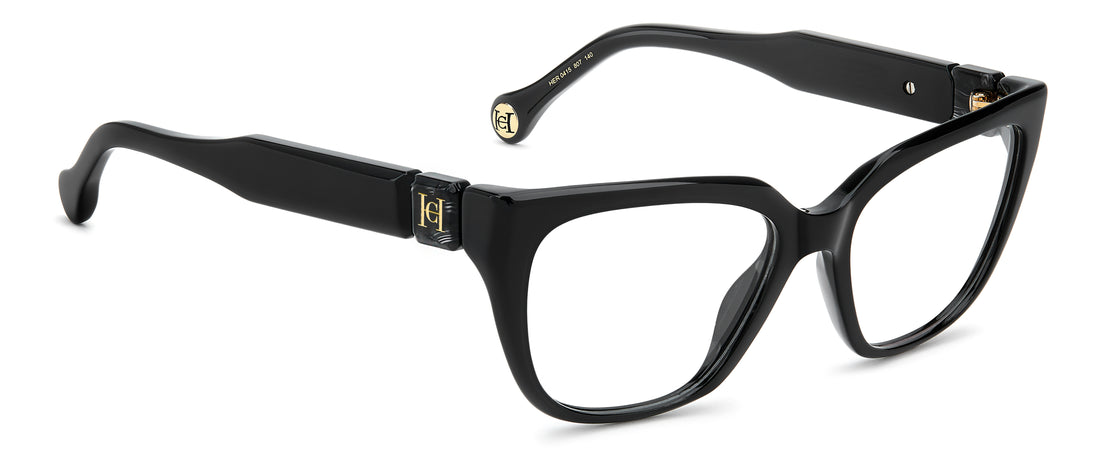 Lunettes de vue carolina herrera her 0415 807 negro rectangular femenino taille 53mm - Vue détaillée