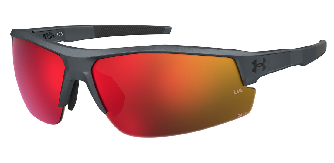 Lunettes de soleil under armour ua skillz/g 8qd 7f gris rectangular masculino taille 80mm - Vue principale