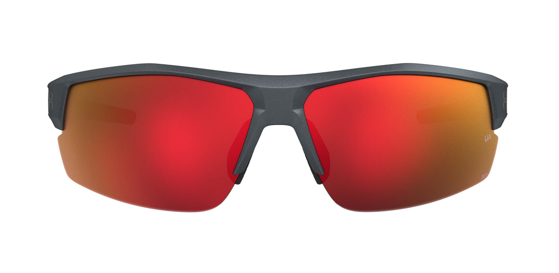 Lunettes de soleil under armour ua skillz/g 8qd 7f gris rectangular masculino taille 80mm - Vue détaillée