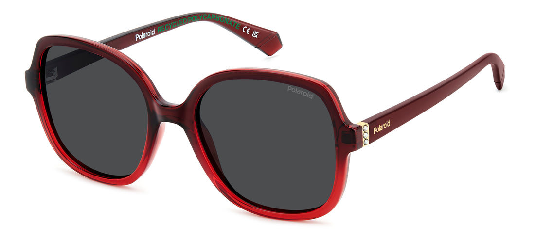 Sonnenbrillen polaroid pld 4177/s/x c9a m9 rojo square femenino größe 55mm - Hauptansicht