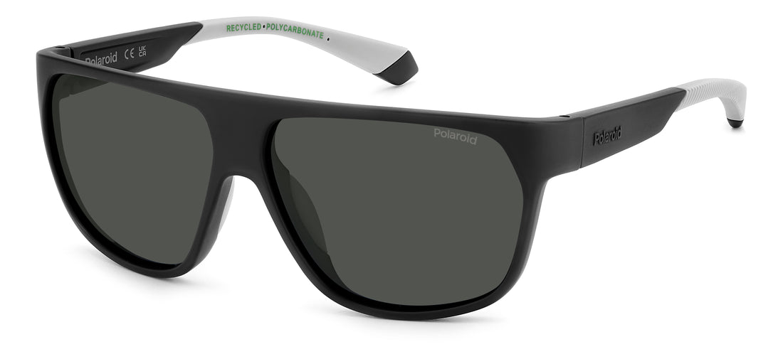 Sonnenbrillen polaroid pld 7053/s 003 m9 negro rectangular flat top masculino größe 60mm - Hauptansicht
