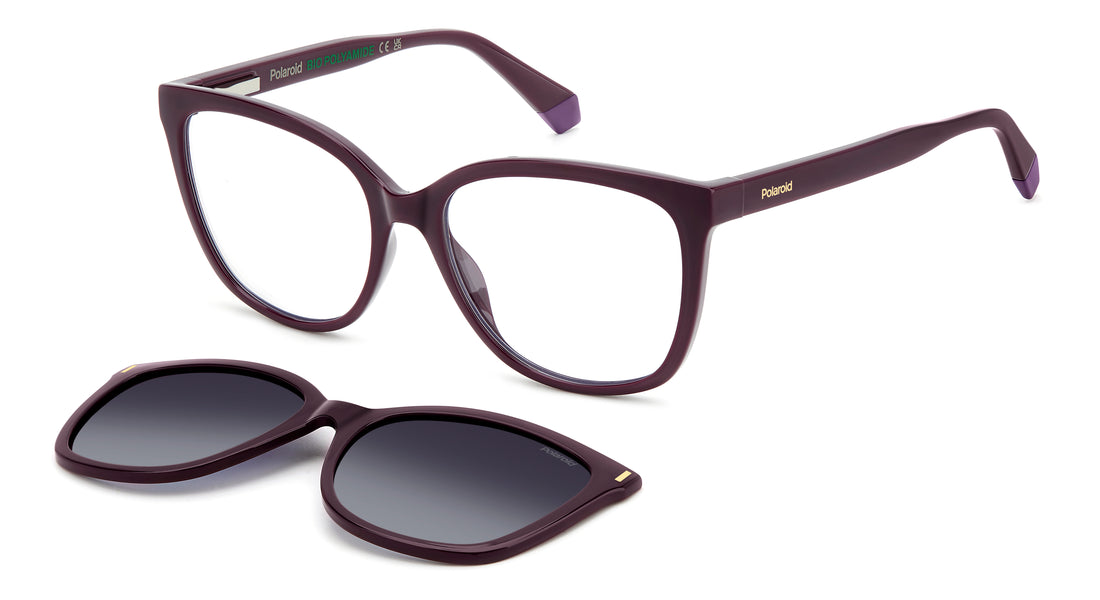 Gafas de sol polaroid pld 6229/cs b3v wj violeta rectangular femenino talla 55mm - Vista principal