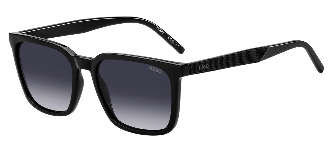 Sonnenbrillen hugo hg 1327/s 807 9o negro rectangular masculino größe 55mm - Hauptansicht