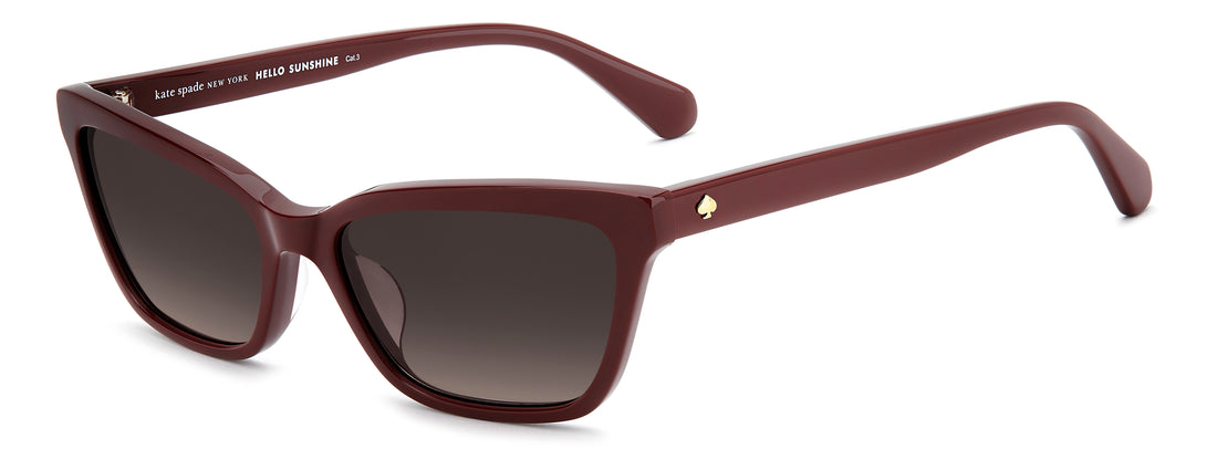 Lunettes de soleil kate spade ks aisha 2/s 6k3 ha burdeos rectangular femenino taille 55mm - Vue principale