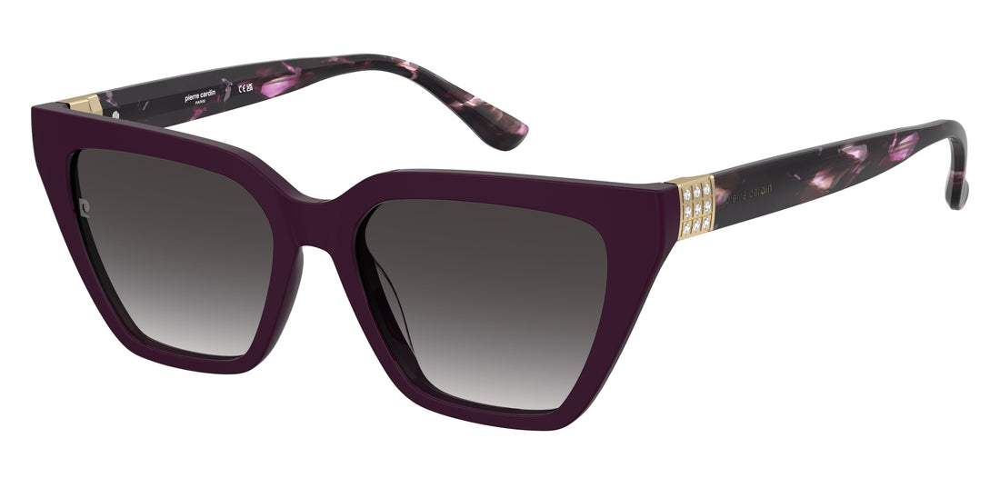Sunglasses pierre cardin p.c. 8549/s lhf 9o burdeos cat eye femenino size 54mm - Main view