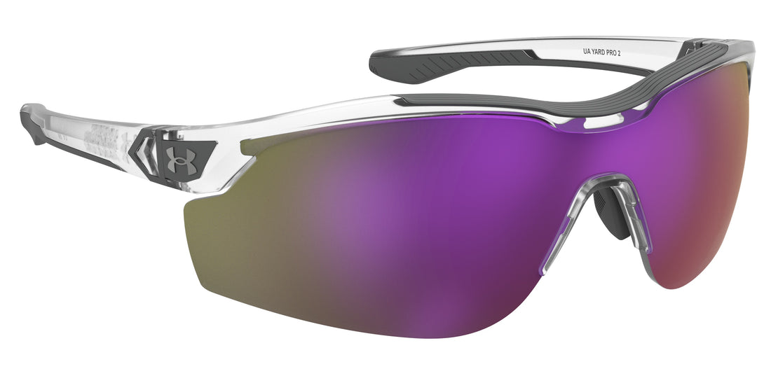 Lunettes de soleil under armour ua yard pro 2 mng pc transparente rectangular masculino taille 99mm - Vue détaillée
