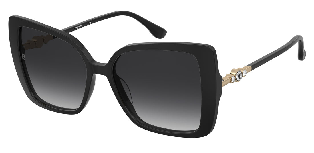 Sunglasses pierre cardin p.c. 8553/s 807 9o negro butterfly femenino size 56mm - Main view