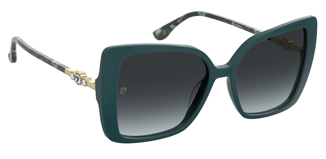 Sunglasses pierre cardin p.c. 8553/s zi9 08 verde butterfly femenino size 56mm - Detailed view