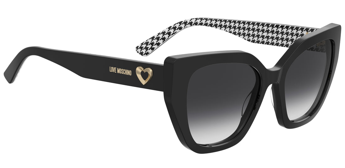 Occhiali da sole moschino love mol098/s 7rm 9o estampado cat eye femenino taglia 54mm - Vista dettagliata