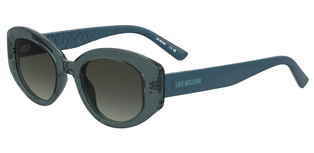 Occhiali da sole moschino love mol105/s zi9 ib verde cat eye femenino taglia 50mm - Vista principale