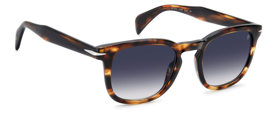 Sonnenbrillen david beckham db 1221/s ex4 08 marron square masculino größe 52mm - Detailansicht