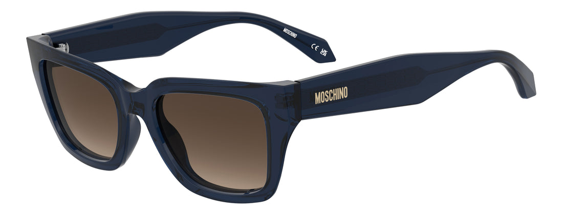 Sonnenbrillen moschino mos216/s s9w ha azul rectangular femenino größe 53mm - Hauptansicht