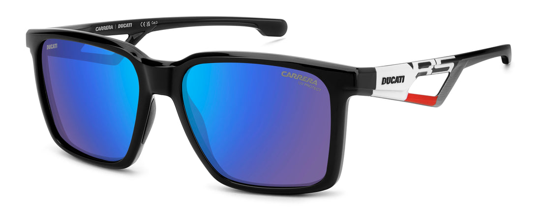 Lunettes de soleil carrera ducati carduc 065/s 80s z0 negro rectangular masculino taille 56mm - Vue principale