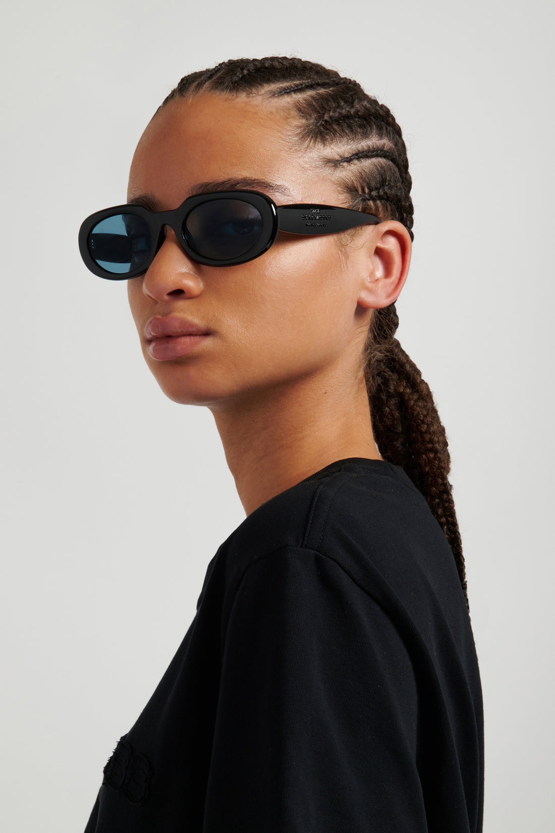 Gafas de sol marc jacobs marc 887/g/s 807 ku negro oval femenino talla 53mm - Vista de detalle