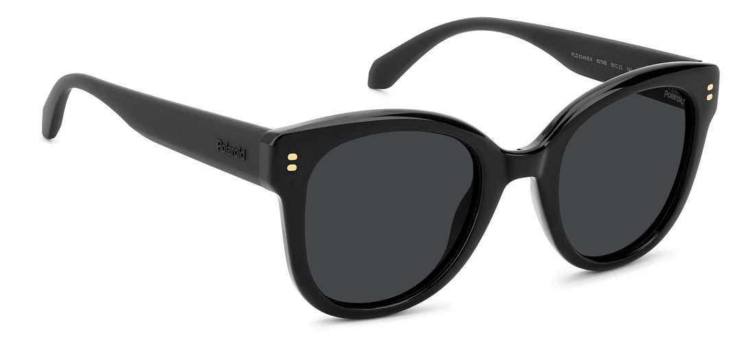 Occhiali da sole polaroid pld 6248/s/x 807 m9 negro round femenino taglia 50mm - Vista dettagliata