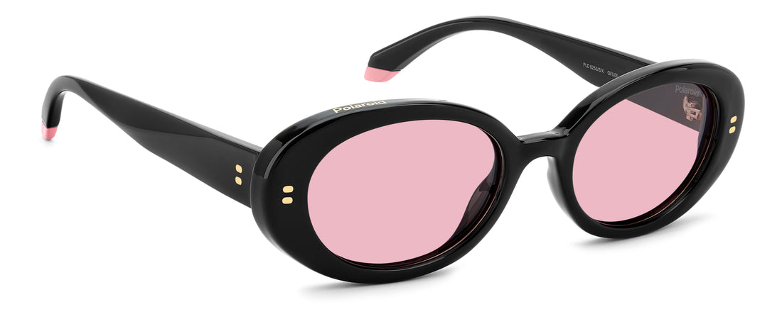 Occhiali da sole polaroid pld 6253/s/x qfu 0f negro oval femenino taglia 52mm - Vista dettagliata