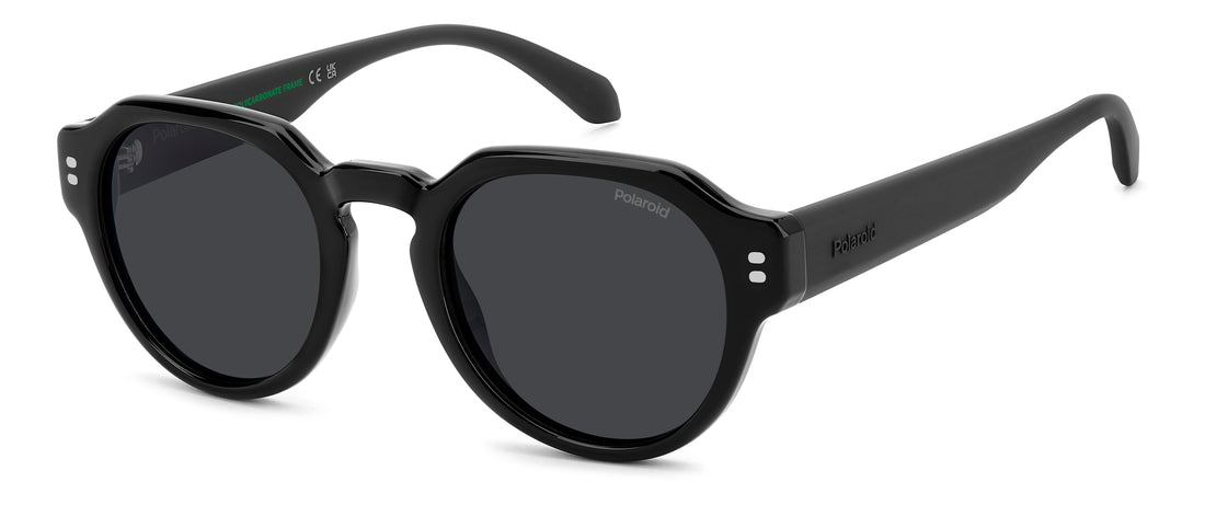 Gafas de sol polaroid pld 6249/s/x 807 m9 negro pantos masculino talla 50mm - Vista principal