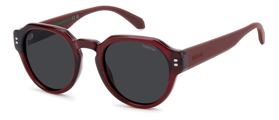 Occhiali da sole polaroid pld 6249/s/x lhf m9 burdeos pantos masculino taglia 50mm - Vista principale