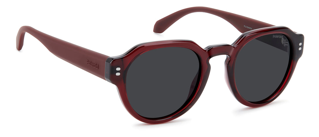 Occhiali da sole polaroid pld 6249/s/x lhf m9 burdeos pantos masculino taglia 50mm - Vista dettagliata