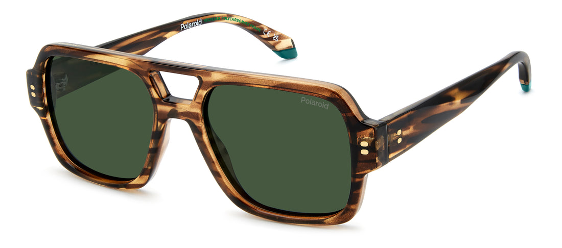 Gafas de sol polaroid pld 6250/s/x 9n4 uc havana navigator masculino talla 54mm - Vista principal