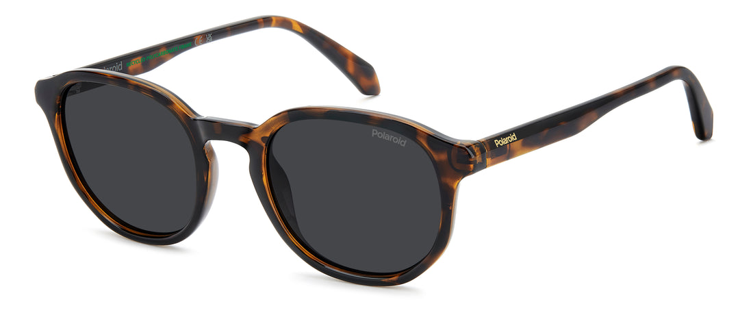 Zonnebrillen polaroid pld 4195/s 086 m9 havana square masculino maat 51mm - Hoofdaanzicht
