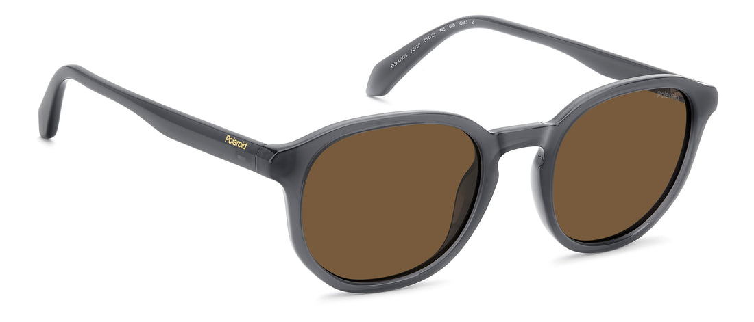 Zonnebrillen polaroid pld 4195/s kb7 sp grey square masculino maat 51mm - Detailaanzicht