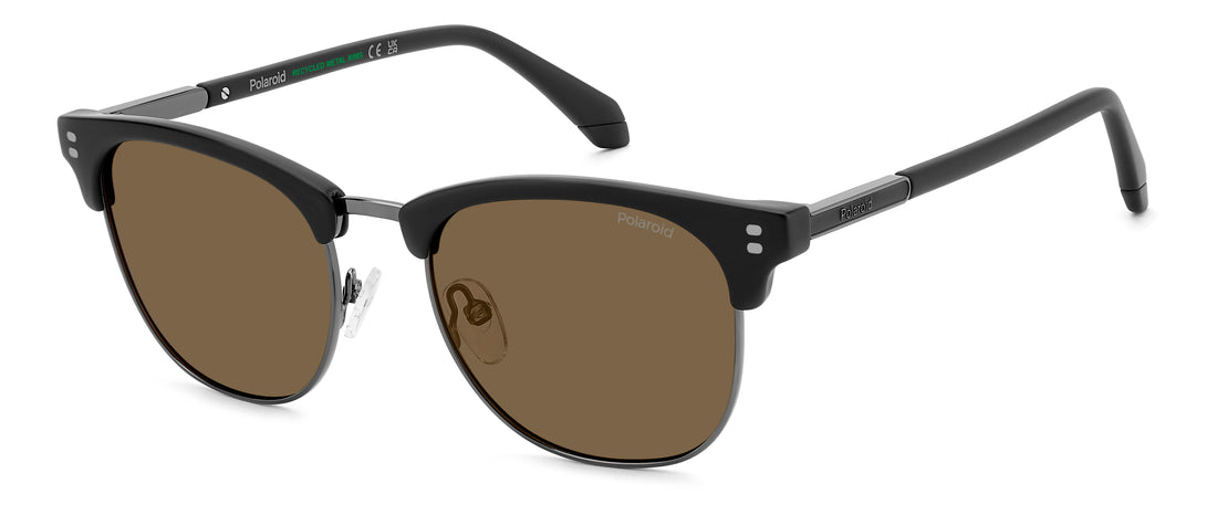 Gafas de sol polaroid pld 4196/s/x 003 sp negro rectangular masculino talla 53mm - Vista principal