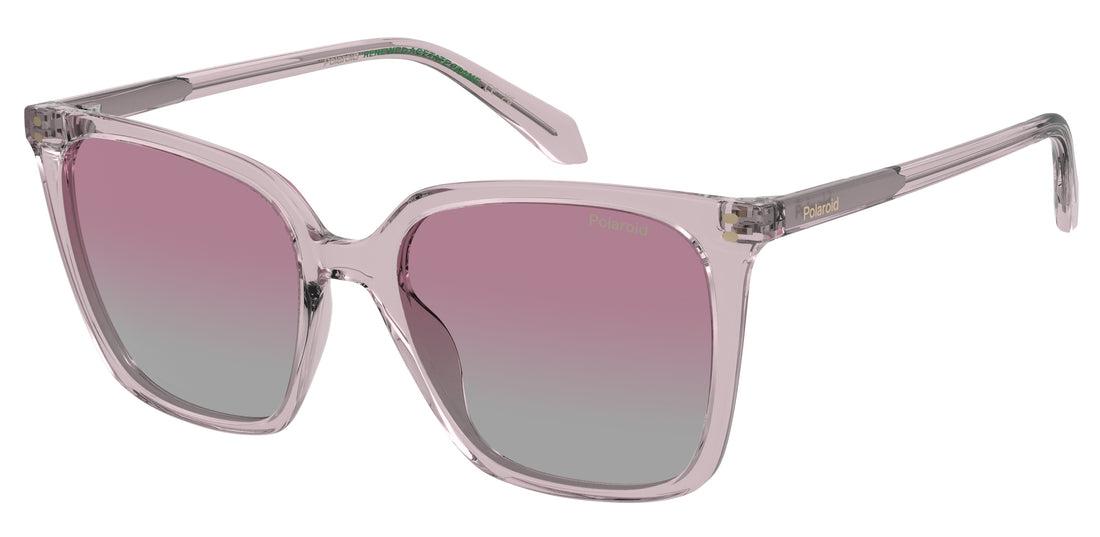 Sonnenbrillen polaroid pld 4201/s/x 35j gc rosa square femenino größe 55mm - Hauptansicht