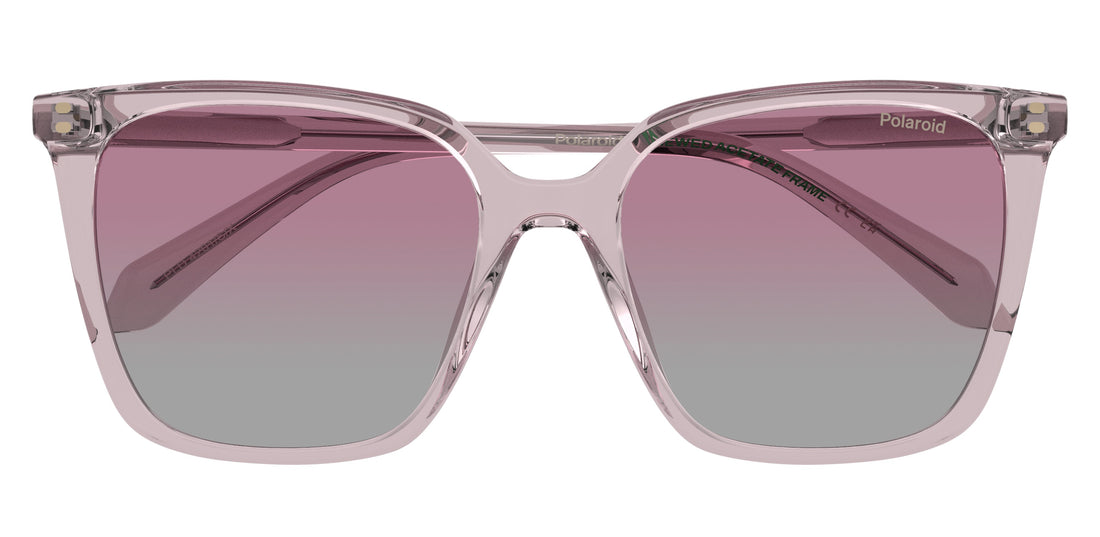 Sonnenbrillen polaroid pld 4201/s/x 35j gc rosa square femenino größe 55mm - Detailansicht
