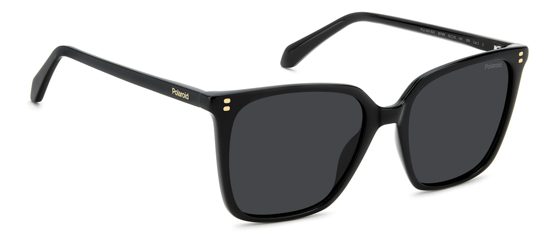 Occhiali da sole polaroid pld 4201/s/x 807 m9 negro square femenino taglia 55mm - Vista dettagliata