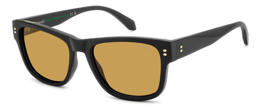 Gafas de sol polaroid pld 6252/s/x 003 mu negro square masculino talla 55mm - Vista principal