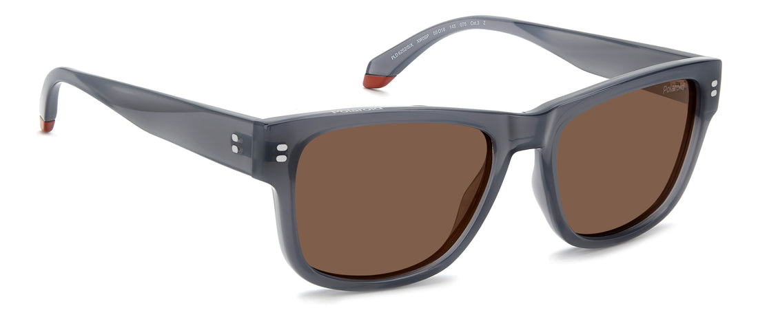 Gafas de sol polaroid pld 6252/s/x xw0 sp azul square masculino talla 55mm - Vista de detalle