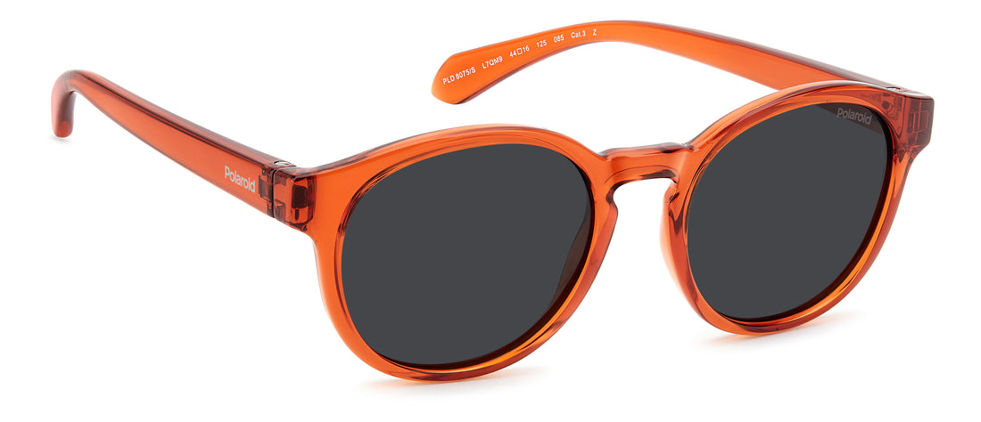 Occhiali da sole polaroid kids pld 8075/s l7q m9 naranja pantos infantil taglia 44mm - Vista dettagliata