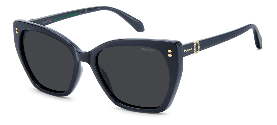 Lunettes de soleil polaroid pld 4198/s/x pjp m9 azul butterfly femenino taille 56mm - Vue principale