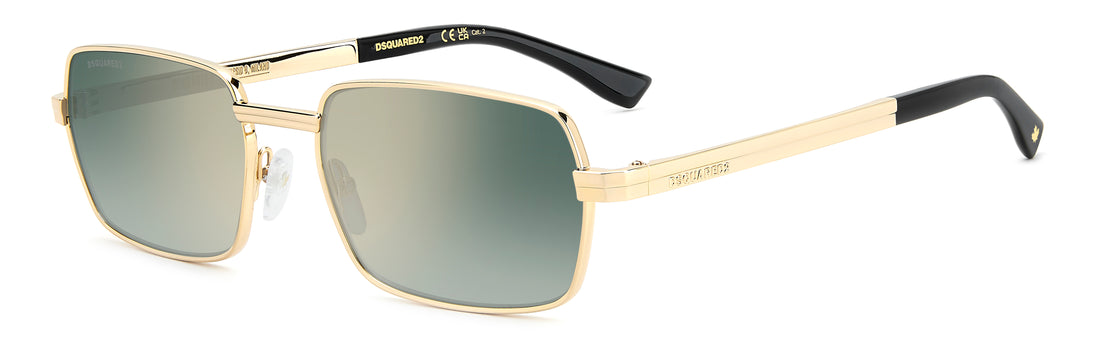 Gafas de sol dsquared2 d2 0192/s 000 ez dorado oval masculino talla 58mm - Vista principal