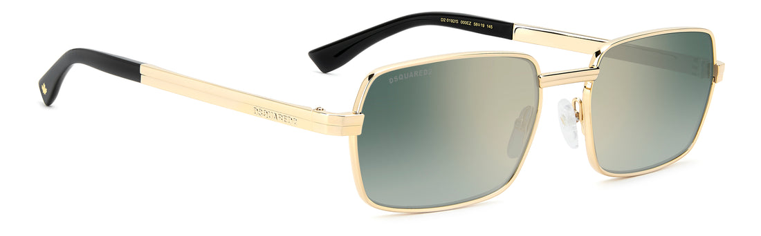 Gafas de sol dsquared2 d2 0192/s 000 ez dorado oval masculino talla 58mm - Vista de detalle