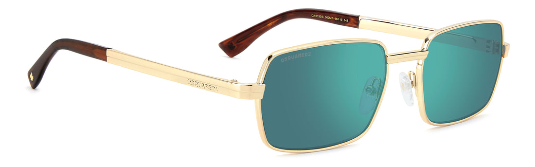 Gafas de sol dsquared2 d2 0192/s 000 mt dorado oval masculino talla 58mm - Vista de detalle