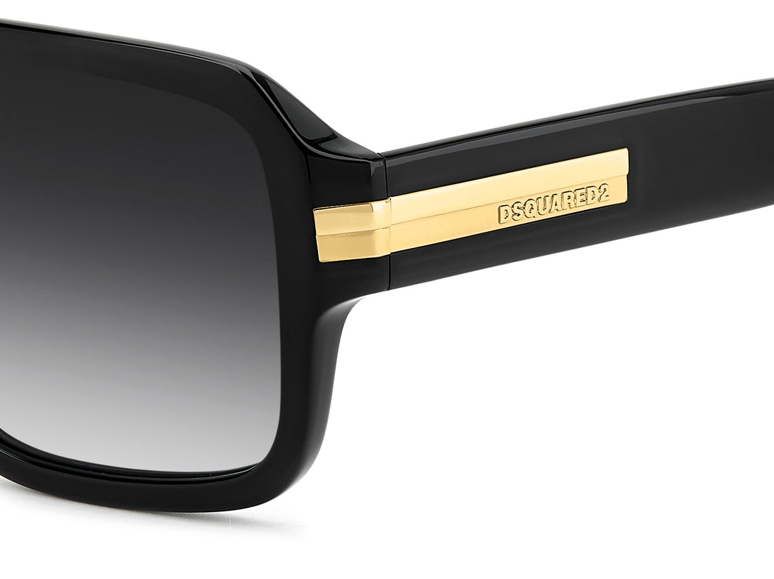 Gafas de sol dsquared2 d2 0197/s 807 9o negro navigator masculino talla 57mm - Vista de detalle