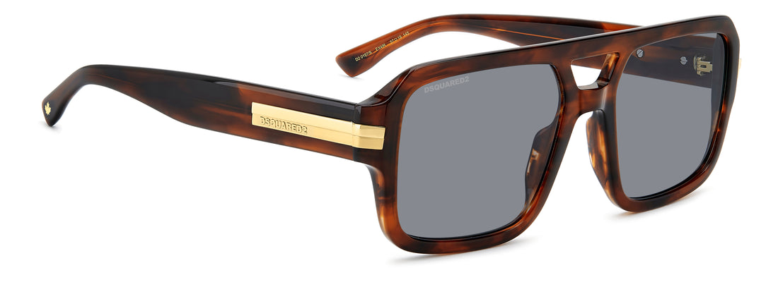 Gafas de sol dsquared2 d2 0197/s ex4 ir marron navigator masculino talla 57mm - Vista de detalle