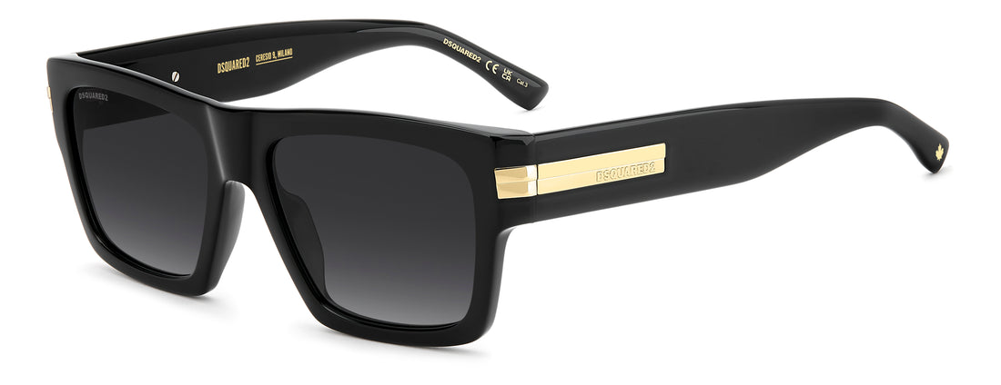 Gafas de sol dsquared2 d2 0198/s 807 9o negro square masculino talla 55mm - Vista principal