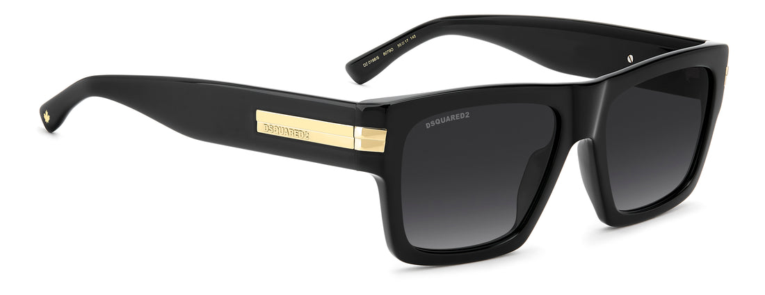 Gafas de sol dsquared2 d2 0198/s 807 9o negro square masculino talla 55mm - Vista de detalle