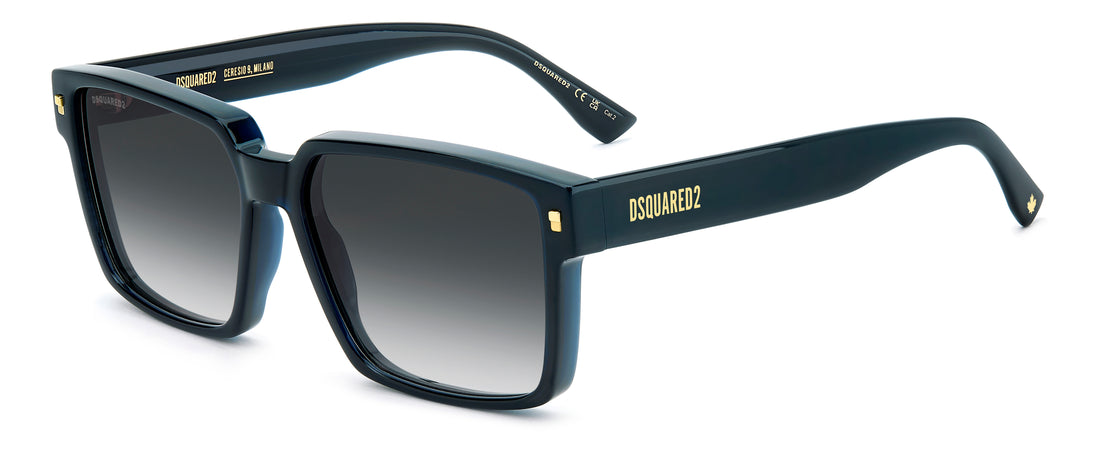 Occhiali da sole dsquared2 d2 0202/g/s pjp 9o azul square masculino taglia 58mm - Vista principale