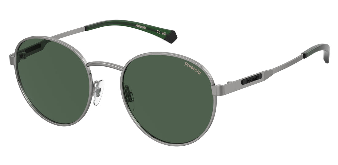 Gafas de sol polaroid pld 2144/g/s/xn 6lb uc plateado oval unisex talla 52mm - Vista principal