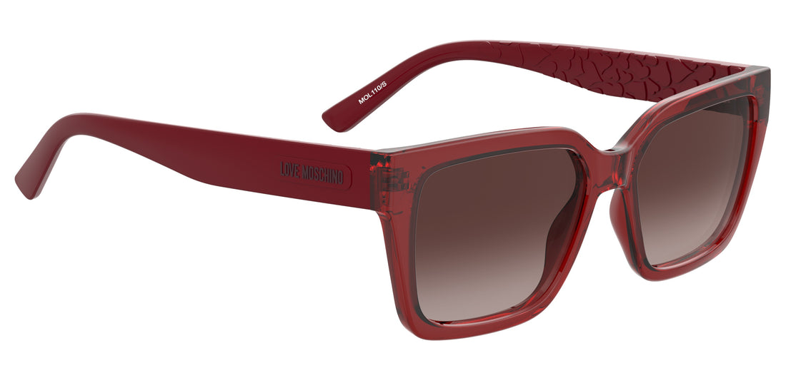 Sonnenbrillen moschino love mol110/s c9a ha rojo rectangular femenino größe 55mm - Detailansicht