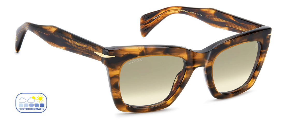 Sonnenbrillen david beckham db 99/miami/se ex4 4r marron rectangular masculino größe 51mm - Detailansicht