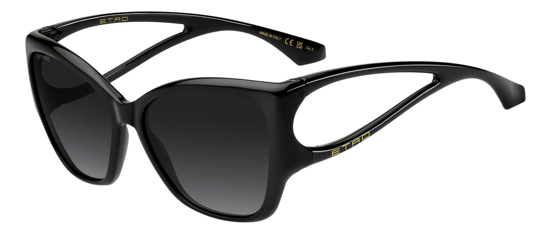 Sonnenbrillen etro 0155/s 807 9o negro rectangular femenino größe 59mm - Hauptansicht