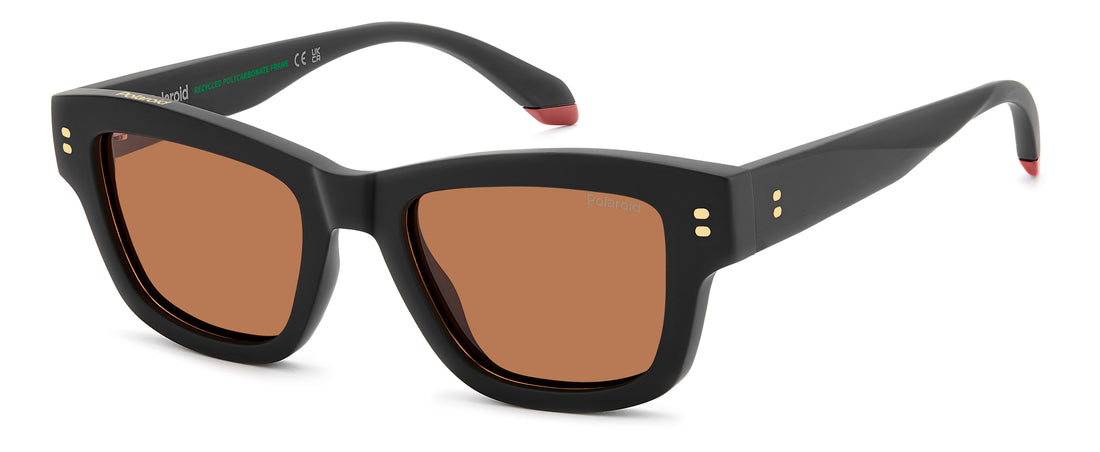 Lunettes de soleil polaroid pld 6256/s/x 003 he negro rectangular femenino taille 49mm - Vue principale