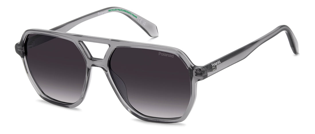 Lunettes de soleil polaroid pld 4218/s yb7 wj plateado navigator masculino taille 56mm - Vue principale