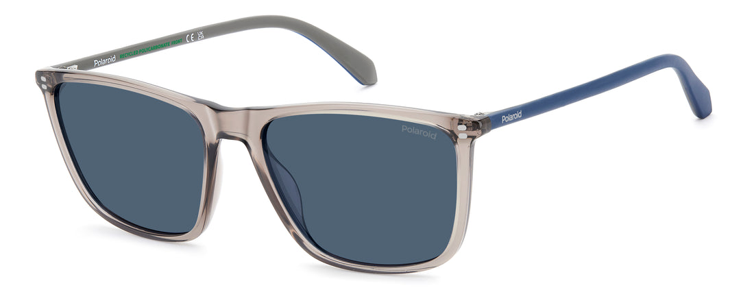 Lunettes de soleil polaroid pld 4210/s/x 10a c3 beige rectangular masculino taille 59mm - Vue principale